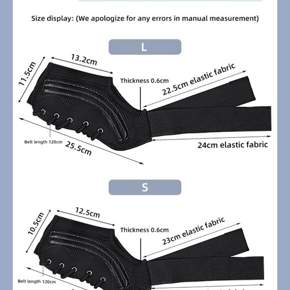 Ankle Brace Lace Up Compression Strap - Elastic Support & Adjustable Stabilizers - Picture 6 of 15